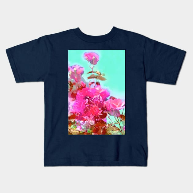 Rose 249 Kids T-Shirt by secretgardener